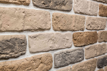 Барселона — декоративный гипсовый камень для внутренней отделки, фактура Кирпич